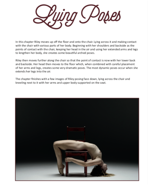 Red Chair Posing eBook & Video Bundle featuring model Riley Jade - Image 4